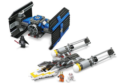 LEGO Set-TIE Fighter & Y-wing-Star Wars / Star Wars Episode 4/5/6-7150-4-Creative Brick Builders
